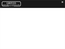 Tablet Screenshot of groveselectric.com